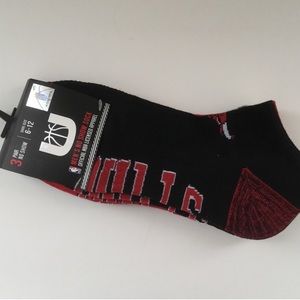 Chicago Bulls Official NBA Licensed Apparel Men’s No Show Socks, NWT